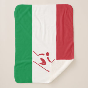 Manta Sherpa Esquí alpino por equipo Italia