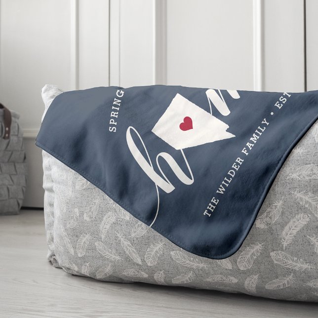 Manta Sherpa Estado de origen de Nevada personalizado (Subido por el creador)