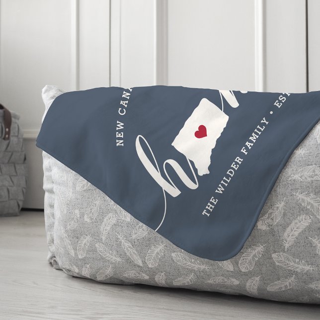 Manta Sherpa Estado residencial personalizado de Connecticut (Subido por el creador)