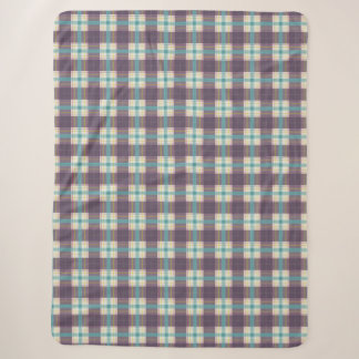 Manta Sherpa estampado de cuadros sarong mana