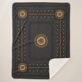 Manta Sherpa Estilo bucchero etrusco