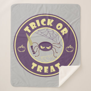 Manta Sherpa Estilo de araña halloween Starbucks