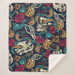 Manta Sherpa Estilo de vida retro