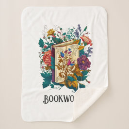 Manta Sherpa Estilo victoriano Diseño Bookworm