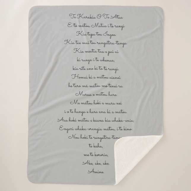 MANTA SHERPA ESTILOS DE ARTE Y DISEÑO EN BLANCO (Anverso)