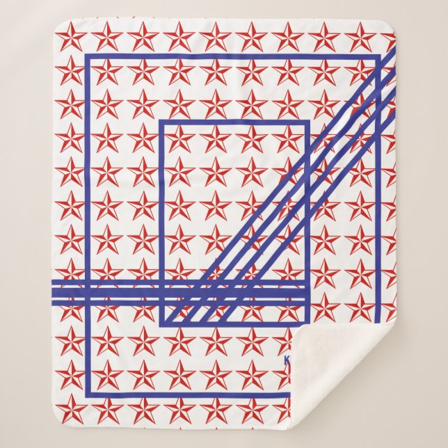 Manta Sherpa Estrella roja (Anverso)