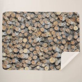 Manta Sherpa Estrellas a lo largo de los árboles de madera de a