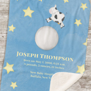 Manta Sherpa Estrellas de rima de la enfermera azul simple y ca
