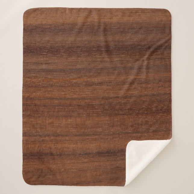Manta Sherpa Estructura de grano de madera de textura (Anverso)