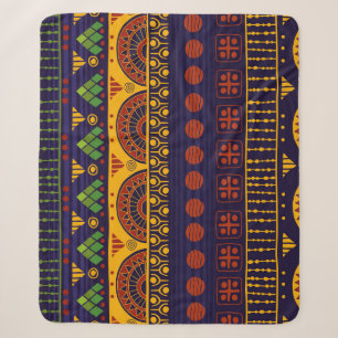 Manta Sherpa Ética tribal: diseño de patrones sin foco.