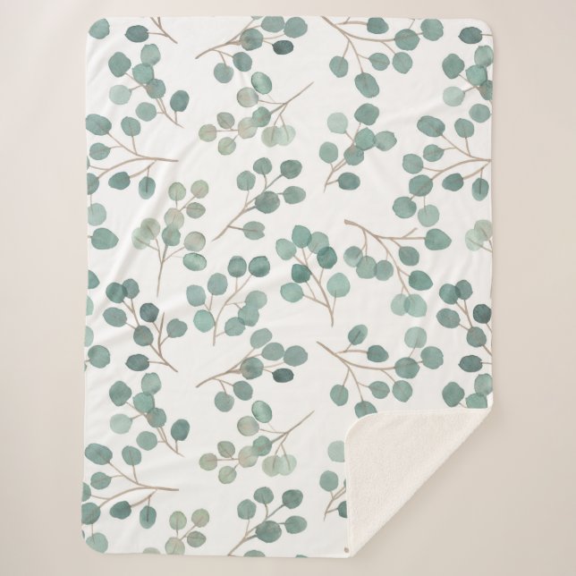 Manta Sherpa Eucalyptus (Anverso)