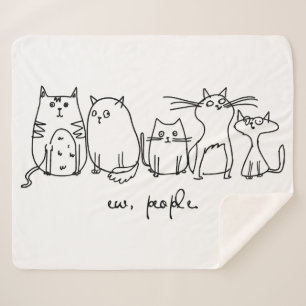 Manta Sherpa Ew, People Funny Meowy Cat Aovers