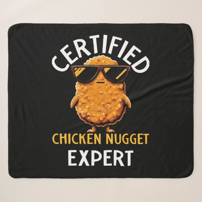 Manta Sherpa Experto Certificado en Nuggets de Pollo (Anverso (horizontal))