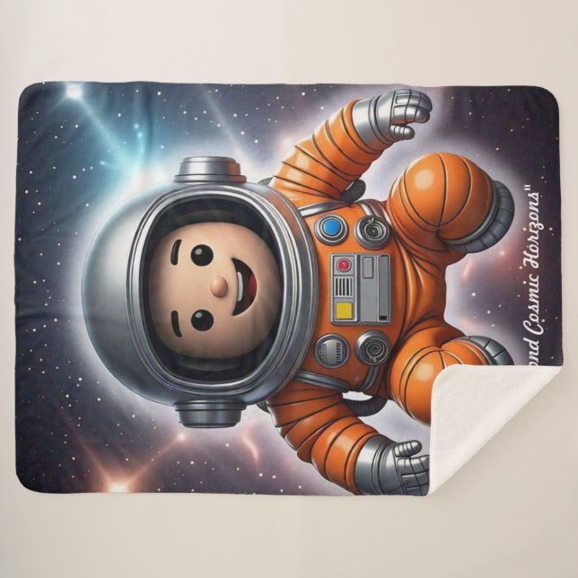 Manta Sherpa "Exploración Espacial" (Anverso (horizontal))