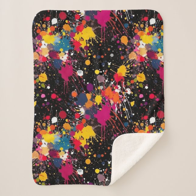 Manta Sherpa Explosión de color (Anverso)