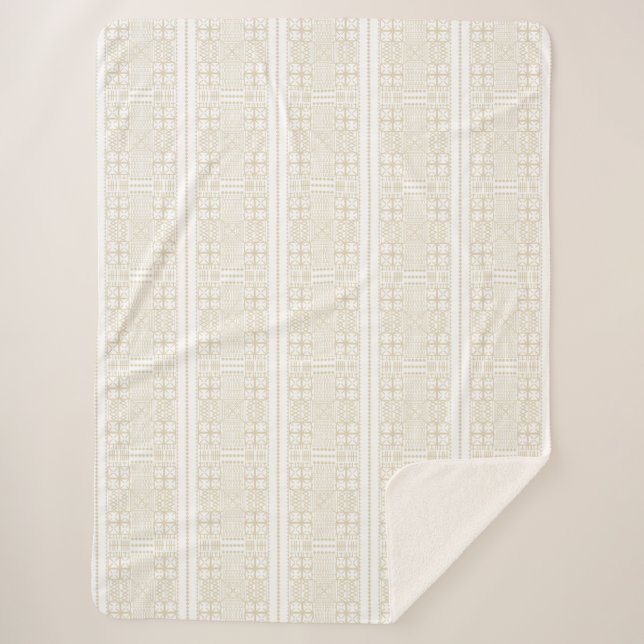 Manta Sherpa Eye-Rolling Beauty Wodaabe Geometric (Anverso)