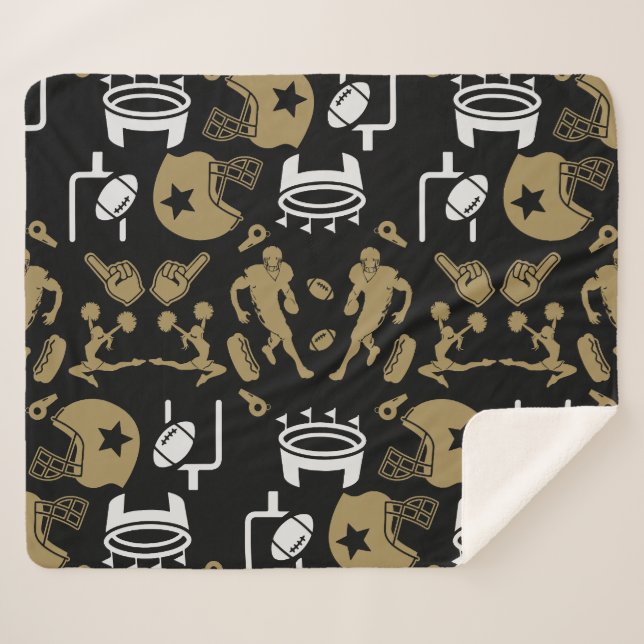 Manta Sherpa Fanático americano (Anverso (horizontal))