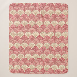 Manta Sherpa Fans Mid-Century Modern Pink