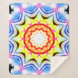 Manta Sherpa Fantasía Sacerdote Mage Magia Vibrante Mandela