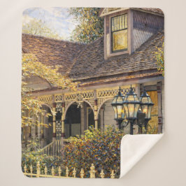 Manta Sherpa Fantasy Victorian Gingerbread I