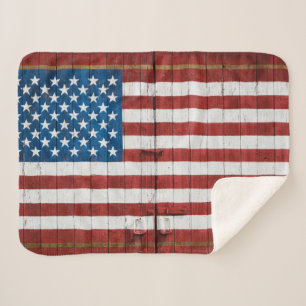 Manta Sherpa Farms   American Flag Barn Mural