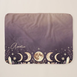 Manta Sherpa Fases Lunares Celestiales Personalizadas