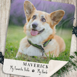Manta Sherpa Favorito del perro Hola, Mascota de despedida más