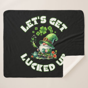 Manta Sherpa feliz día de san patrick