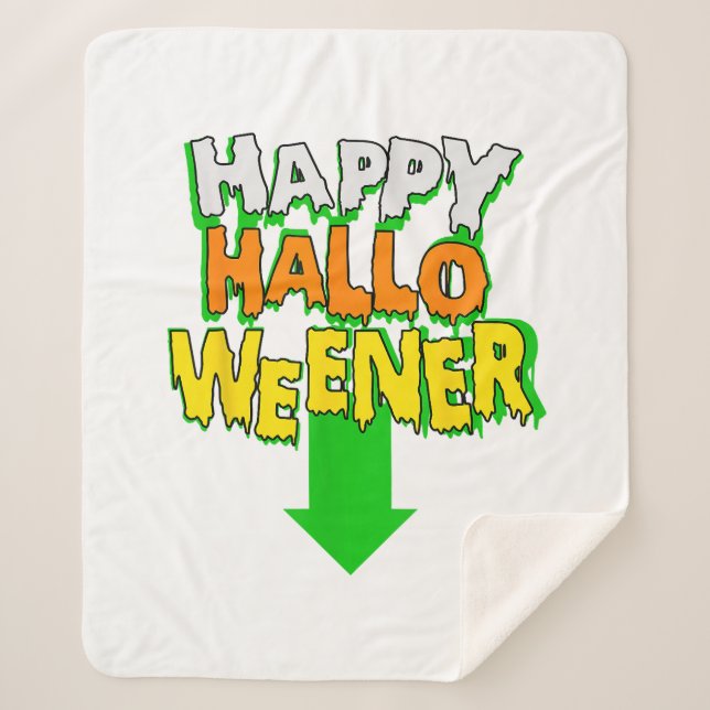 Manta Sherpa Feliz Halloween (Anverso)