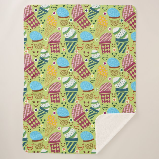 Manta Sherpa Feliz Pascua (Anverso)