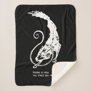 Manta Sherpa Fenrir Fenris es un perro libre mitología vikinga 