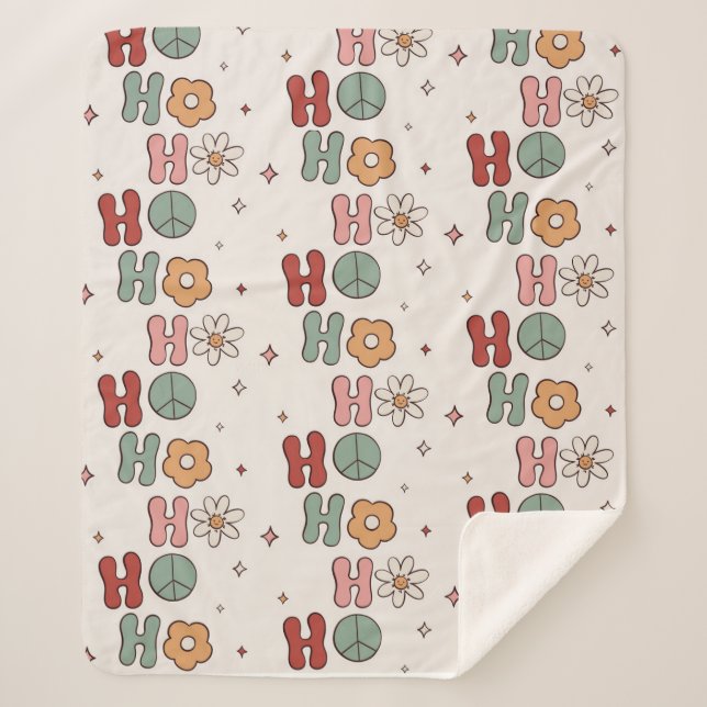 Manta Sherpa festividad de hoho hoho lindo festejo (Anverso)