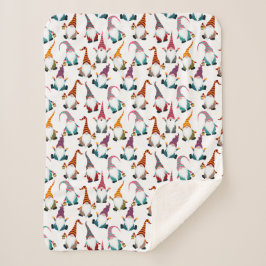 Manta Sherpa Festividades de los Navidades Retro Classic Elf Gn