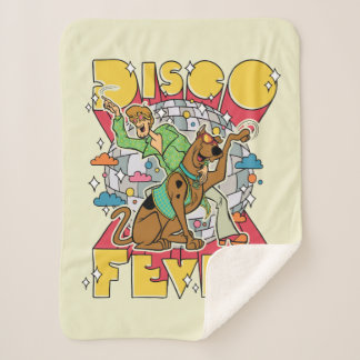 Manta Sherpa Fiebre Disco con Scooby y Shaggy