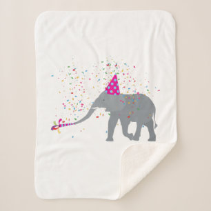 Manta Sherpa Fiesta de elefantes - Animales que tienen un Fiest
