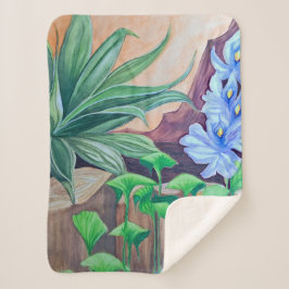 Manta Sherpa Fiesta de estanques de plantas