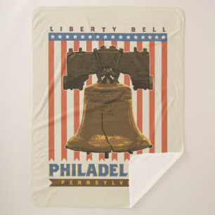 Manta Sherpa Filadelfia Liberty Bell