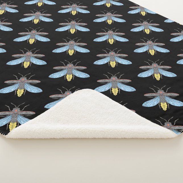Manta Sherpa Firefly (negro) - Sherpa Blanket (3/4)