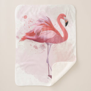 Manta Sherpa Flamenco mullido