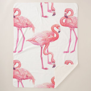 Manta Sherpa Flamingos