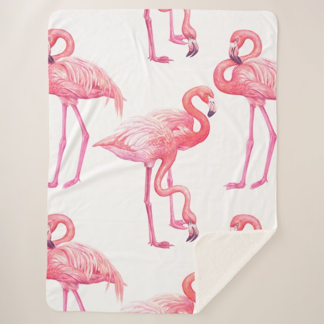 Manta Sherpa Flamingos (Anverso)