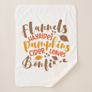 Manta Sherpa Flandes Hay Rides Pumpkins Cider Sale Fuegos