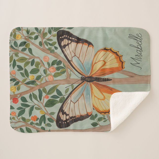 Manta Sherpa Flexibilidad fluida Personalizada (Anverso (horizontal))