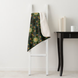Manta Sherpa Flor agobiada