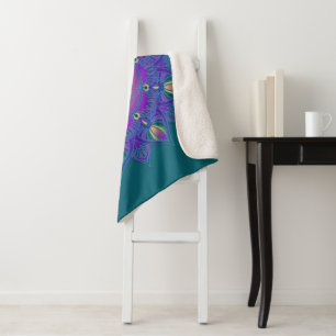 Manta Sherpa Flor de vida - Mandala india 3