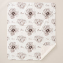 Flor ilustrada con amapola