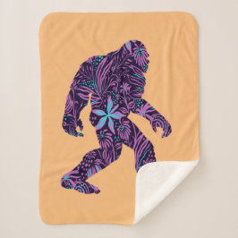 MANTA SHERPA FLORAL BIGFOOT