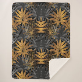 Manta Sherpa Floral estética