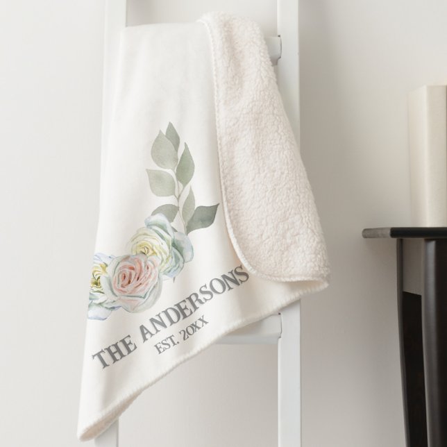 Manta Sherpa Floral Sherpa Blanket (Subido por el creador)