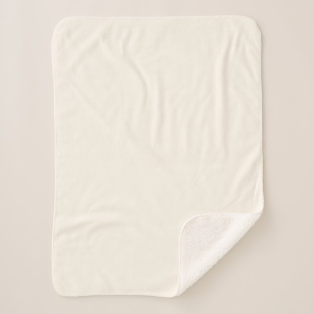 Manta Sherpa FloralBlanco (Anverso)